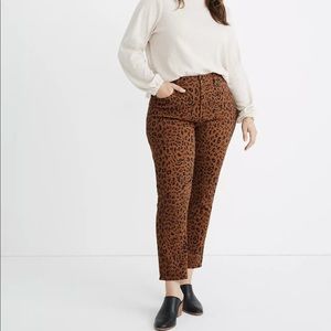 Madewell Stovepipe Jeans in Leopard